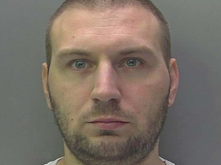Registered sex offender Shaun Fox, 36, was found naked in Tara Woodley's wardrobe with a knife and mobile phone