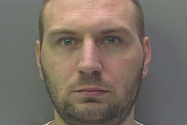 Registered sex offender Shaun Fox, 36, was found naked in Tara Woodley's wardrobe with a knife and mobile phone