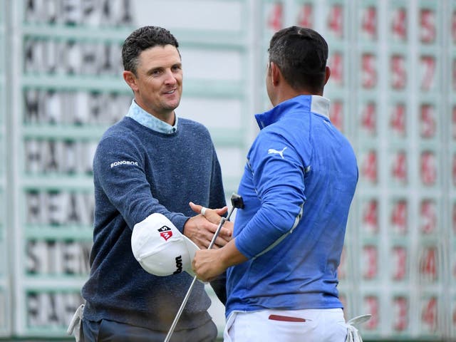 Justin Rose is in contention vs Gary Woodland for the US Open