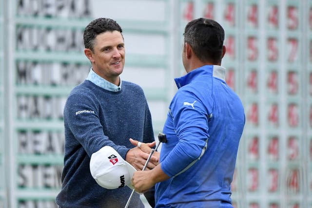 Justin Rose is in contention vs Gary Woodland for the US Open