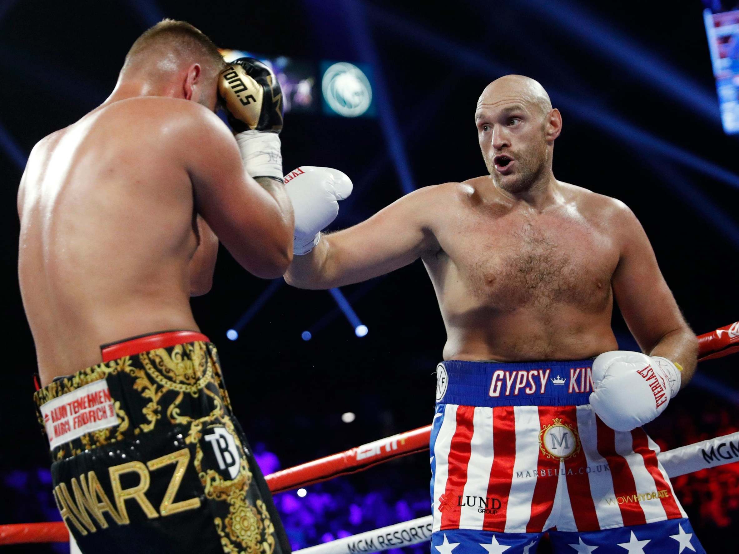 Tyson Fury vs Tom Schwarz result: Lineal heavyweight champion stops German in second ...