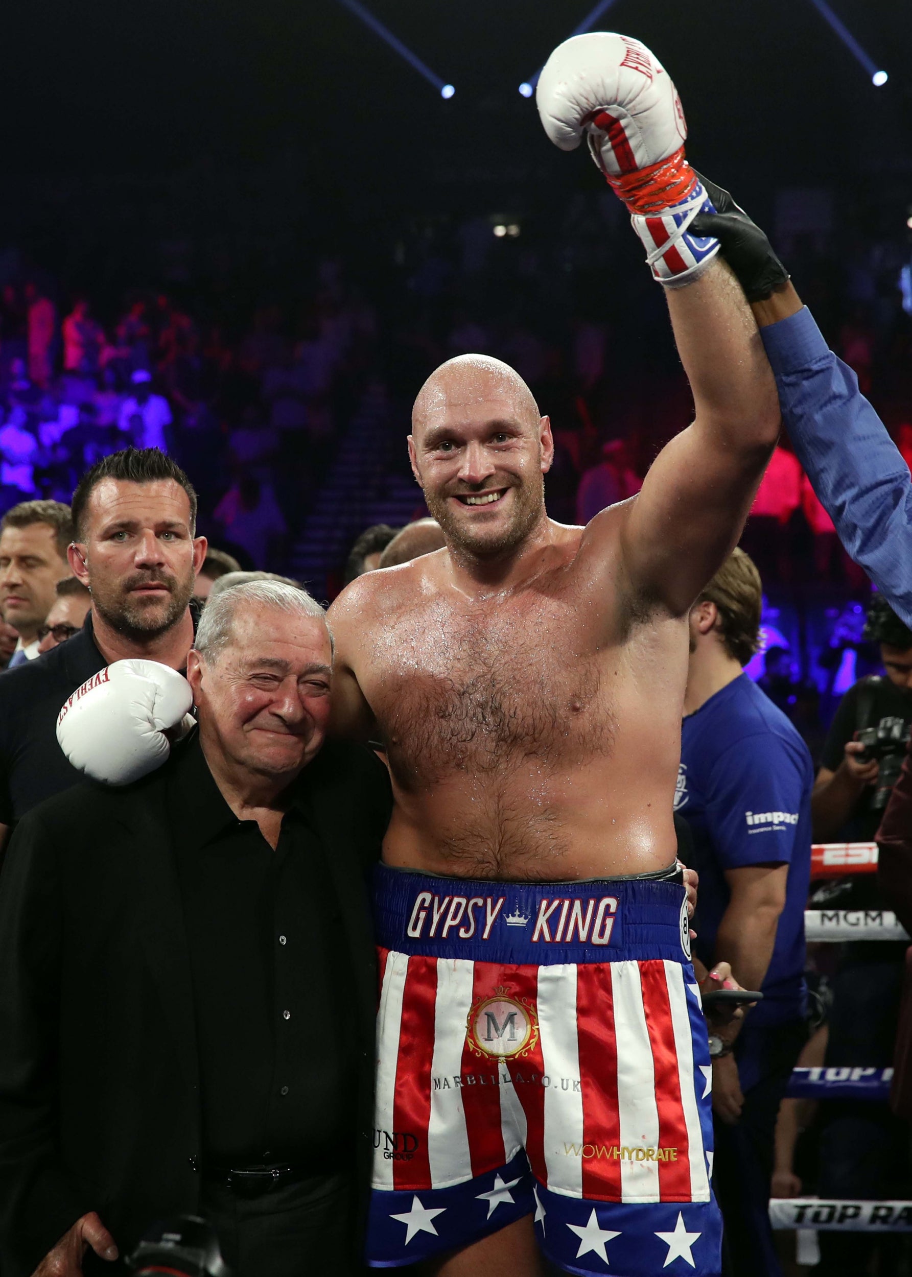 Arum praised Fury after his win (Getty)