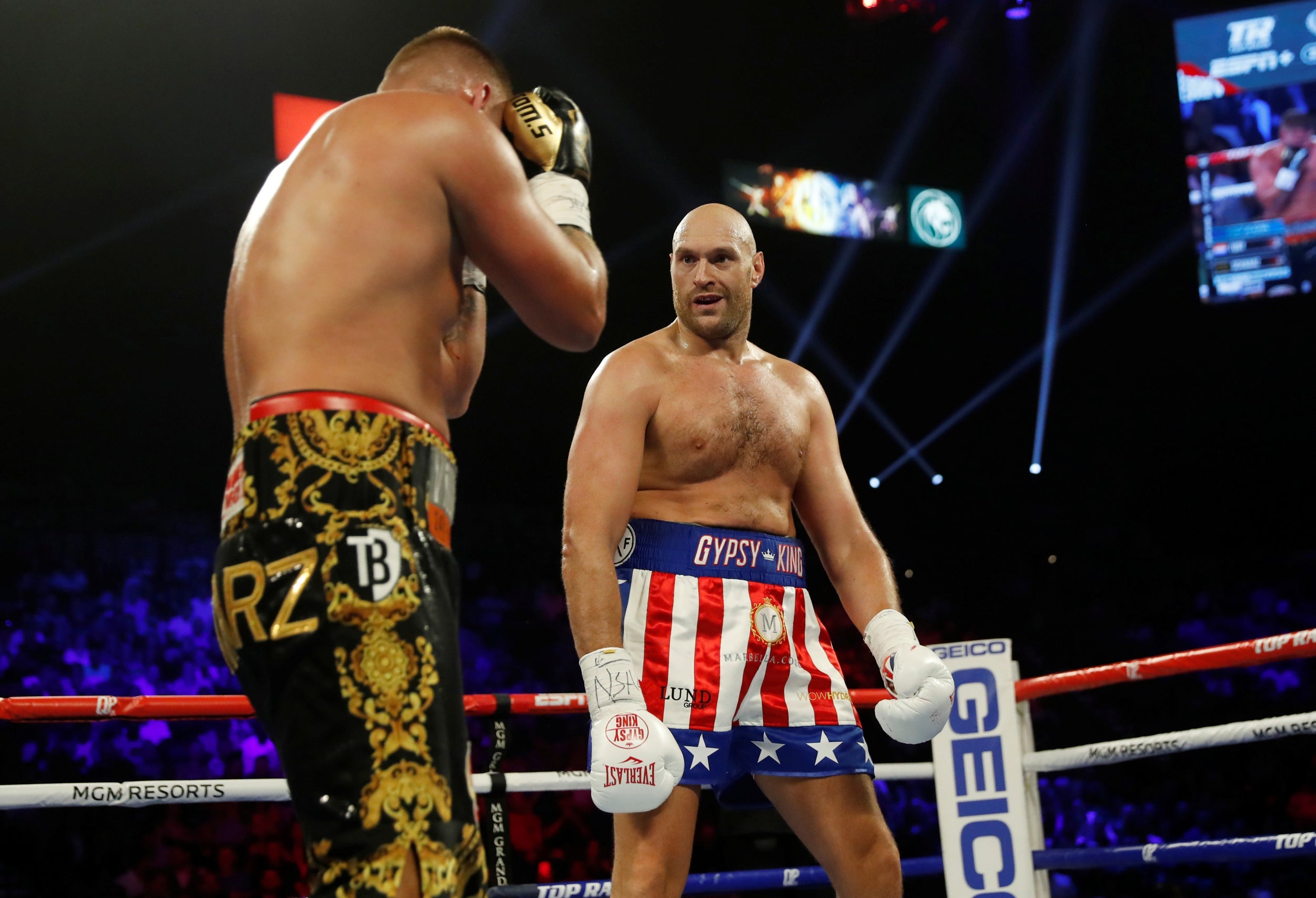 Fury shone in Vegas