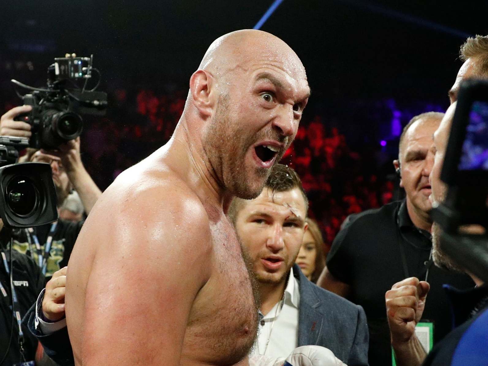 Tyson Fury vs Tom Schwarz result: Gypsy King charms Las Vegas by