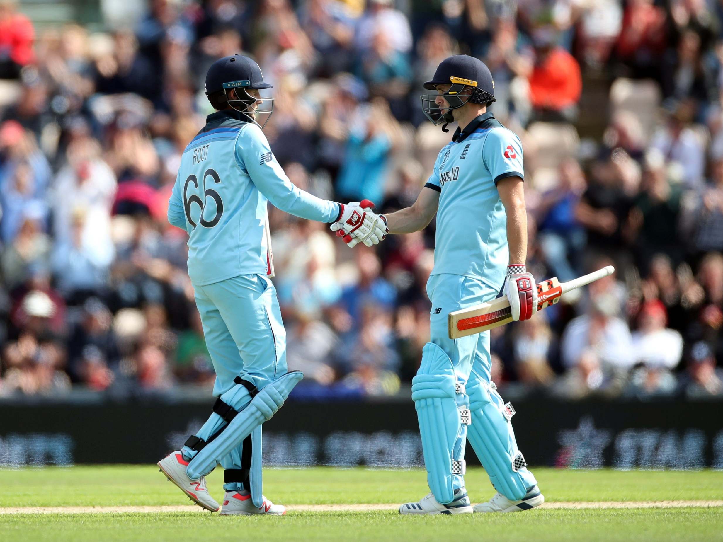 Joe Root opened the batting and Chris Woakes came in at three