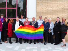 UK mayor subjected to racist chants as he raises LGBT+ flag for Pride