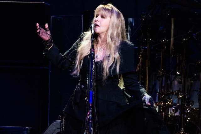 Black magic woman: Stevie Nicks performs with Fleetwood Mac
