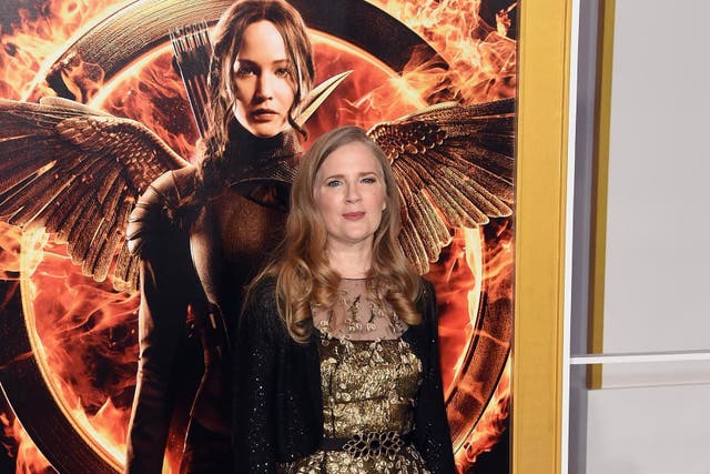 Suzanne Collins attends the Premiere of The Hunger Games: Mockingjay – Part One on 17 November, 2014 in Los Angeles, California.