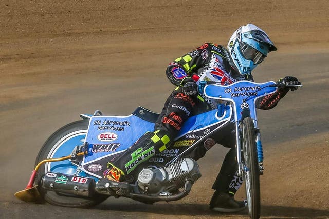 Sam Norris suffered a serious speedway accident on Sunday