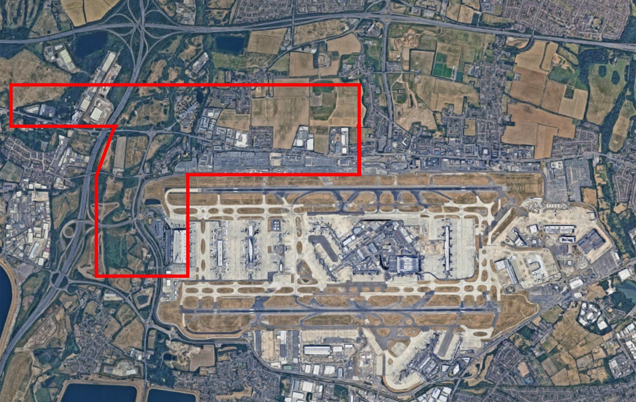 Heathrow T3 Gate Map