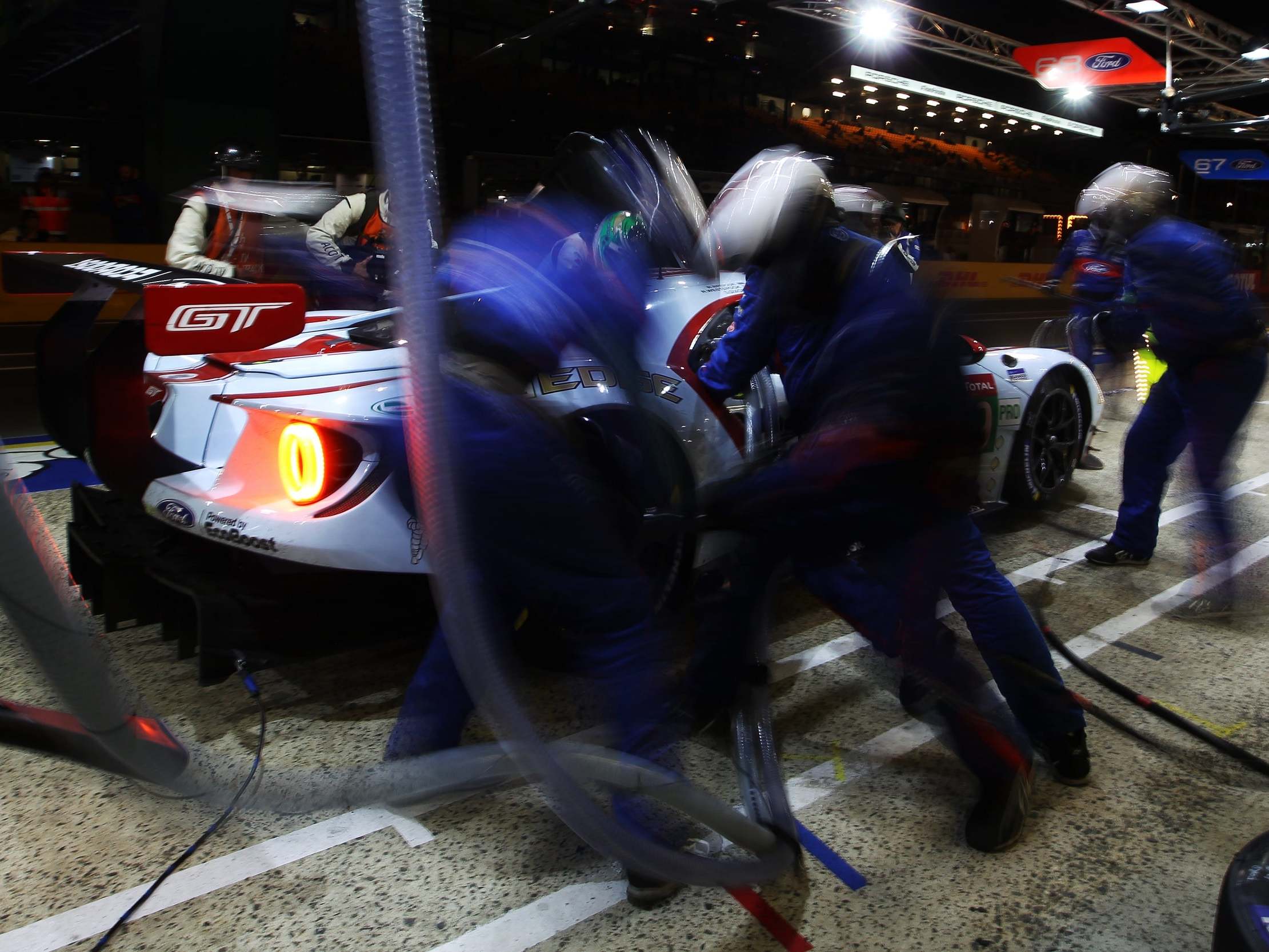Two Fords were disqualified for refuelling indiscretions