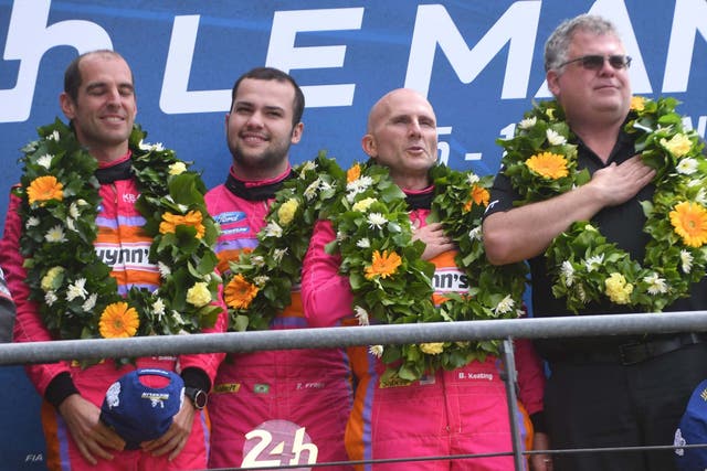 Jeroen Bleekemolen, Felipe Fraga and Ben Keating has their Le Mans 24 Hours GTE Am victory stripped from them