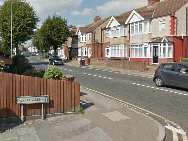 The teenage boy was taken to hospital after being attacked in an incident at around 2.10am in Preston Gardens, Luton