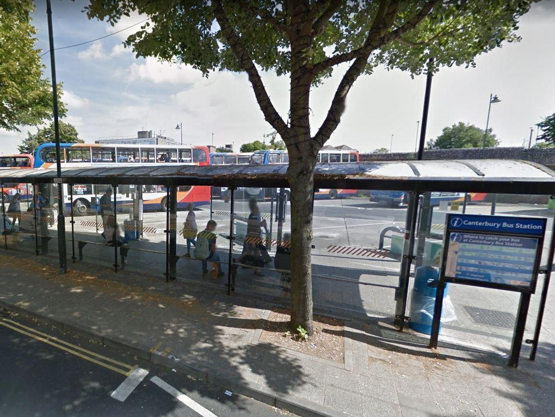 Canterbury bus station, where Sweetland followed one of her teenager victims