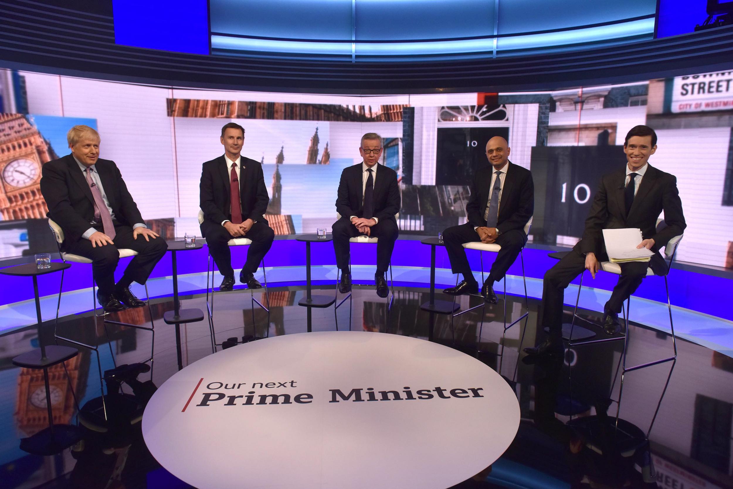 The five remaining Tory candidates