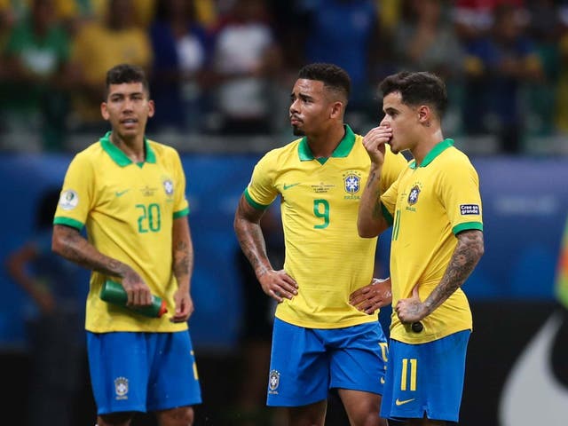Brazil react after being held vs Venezuela