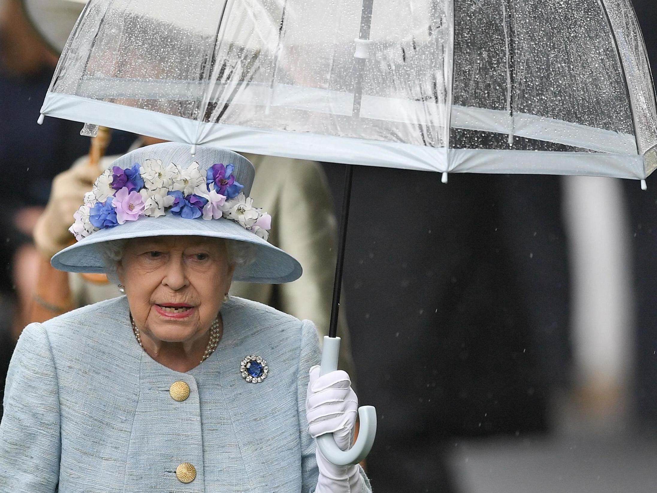 The second day of Royal Ascot was hit by heavy rain