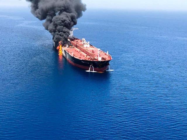It comes amid high tensions over attacks on oil tankers which the US and Saudi Arabia blame on Iran