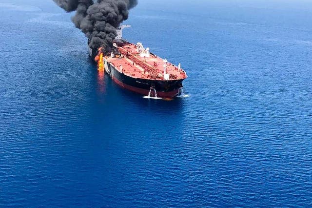 It comes amid high tensions over attacks on oil tankers which the US and Saudi Arabia blame on Iran