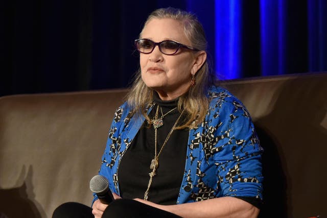 Actress Carrie Fisher speaks onstage during Wizard World Comic Con Chicago 2016 - Day 4 at Donald E. Stephens Convention Center on August 21, 2016 in Rosemont, Illinois.