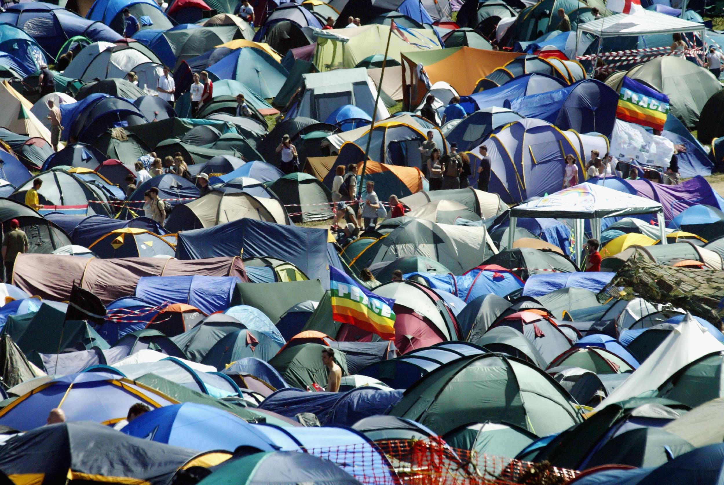 Abandoned tents will be sent to landfill