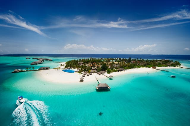 The Maldive is home to hundreds of luxury resorts