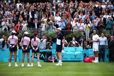 Murray returns to tennis with impressive doubles win at Queen's