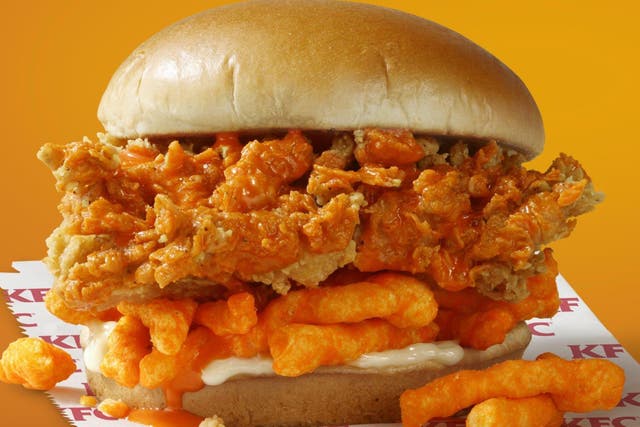 KFC is launching a Cheetos fried chicken sandwich (KFC)
