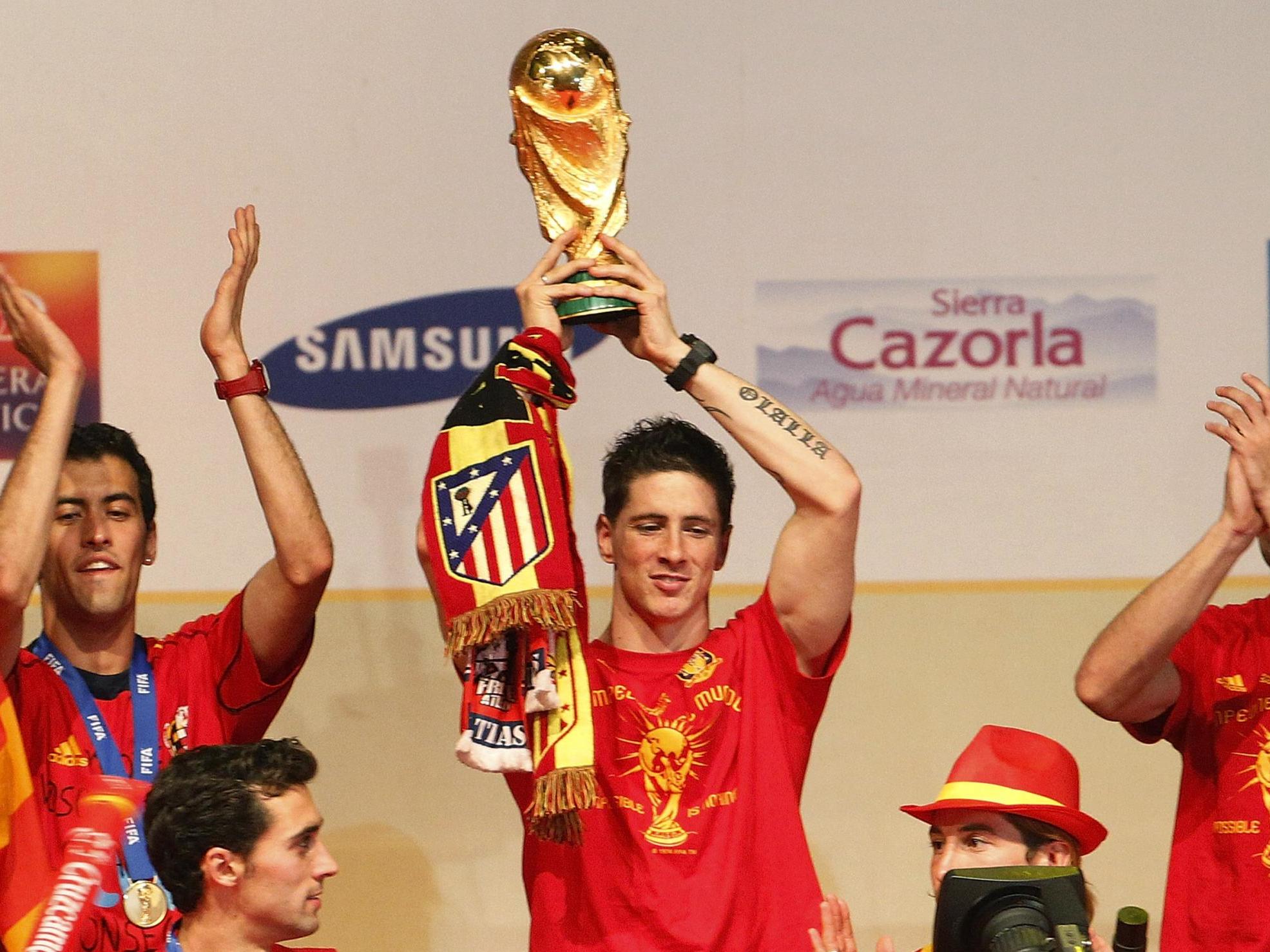 Torres lifts the World Cup