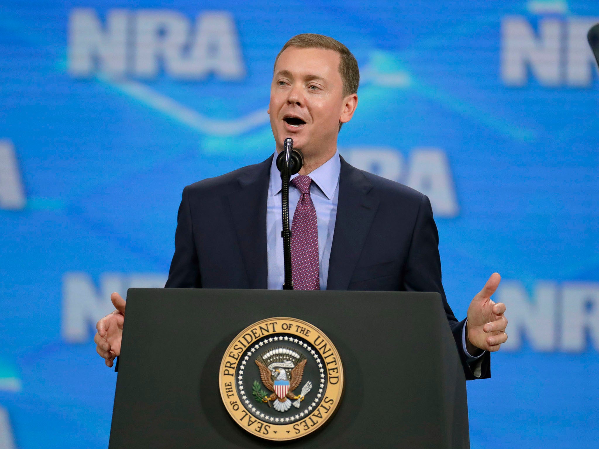 Chris Cox, the NRA’s top lobbyist, has been suspended over allegations of complicity in a failed coup against the gun group’s chief executive Wayne LaPierre