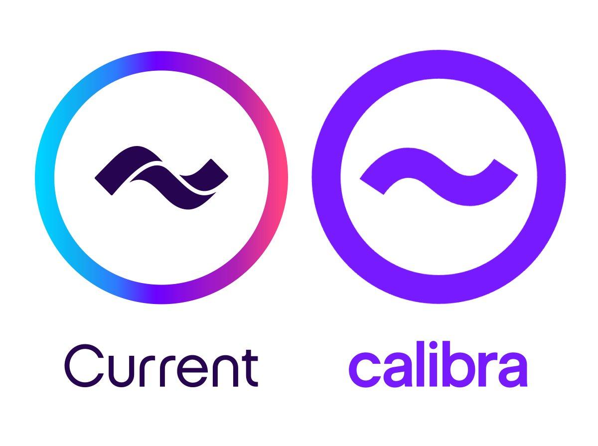 The startup Current tweeted an image of both its logo side-by-side with Facebook's Calibra logo
