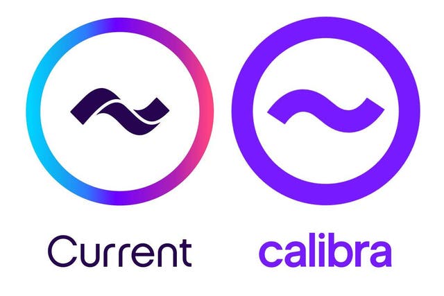 The startup Current tweeted an image of both its logo side-by-side with Facebook's Calibra logo