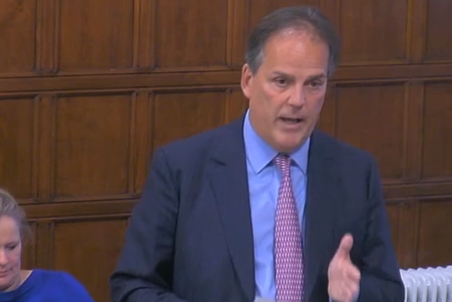 Tory MP Mark Field gave a speech about the rights of women to be safe from harm - just weeks before grabbing a female protester around the neck and pinning her to the pillar.
