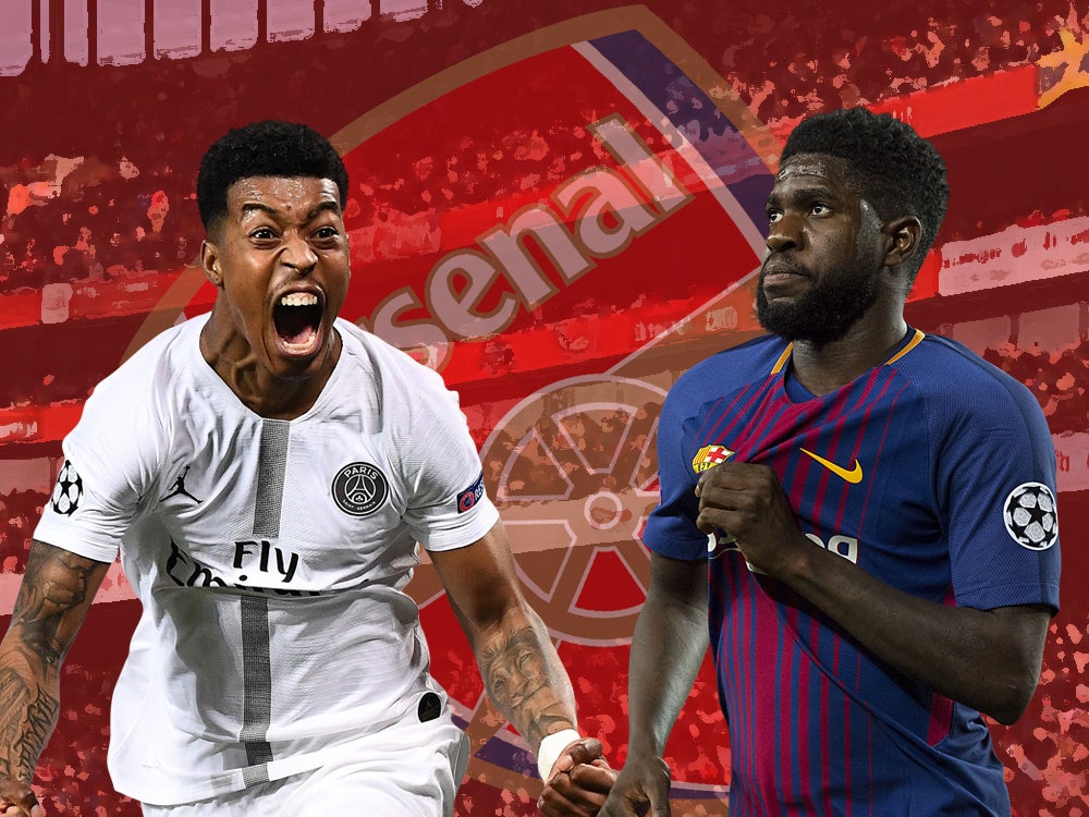 Presnel Kimpembe and Samuel Umtiti are big-name targets for the Gunners
