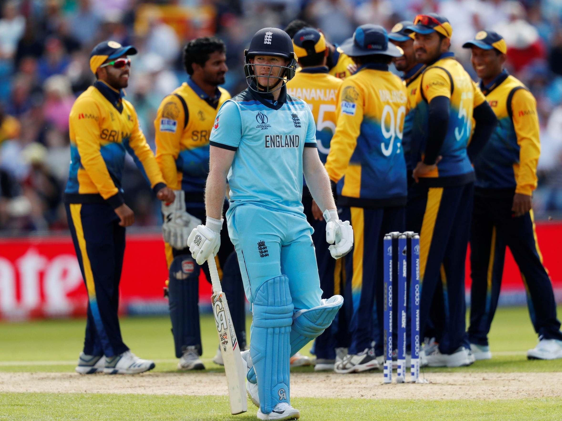 Eoin Morgan says England will not panic following their second defeat of the tournament