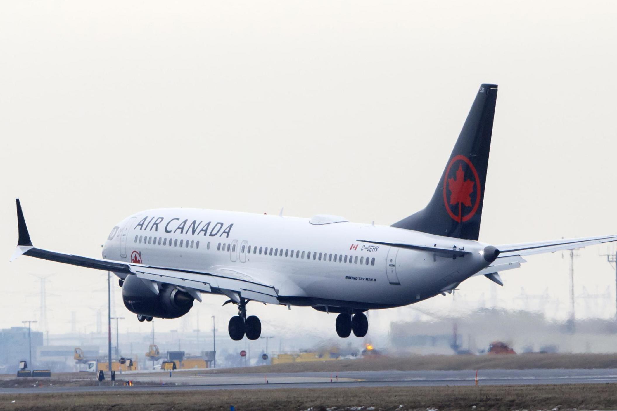 Parked plane spins around when other aircraft clips its tail in