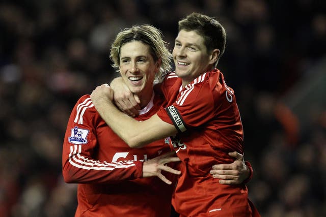 Torres and Gerrard enjoyed a prolific partnership