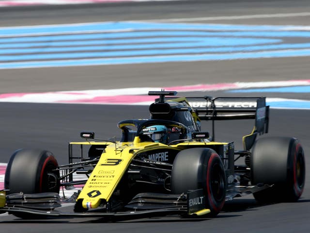 Daniel Ricciardo has been demoted from seventh to 11th in the French Grand Prix