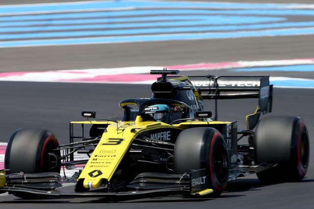 Daniel Ricciardo has been demoted from seventh to 11th in the French Grand Prix