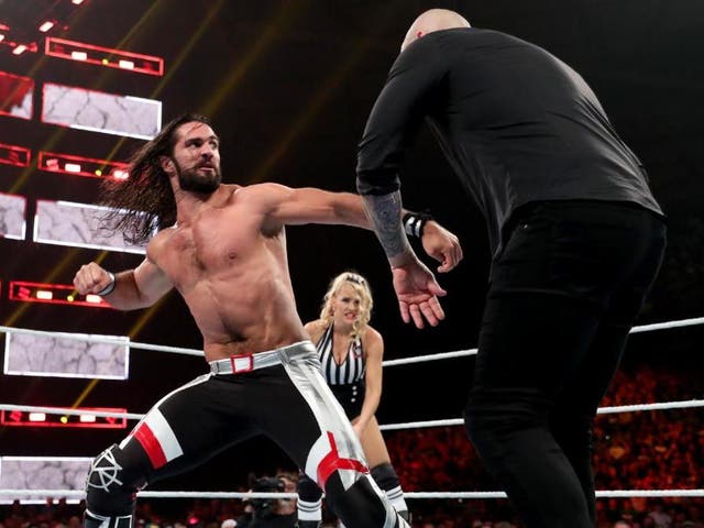 Seth Rollins beat Baron Corbin in the main event of the night