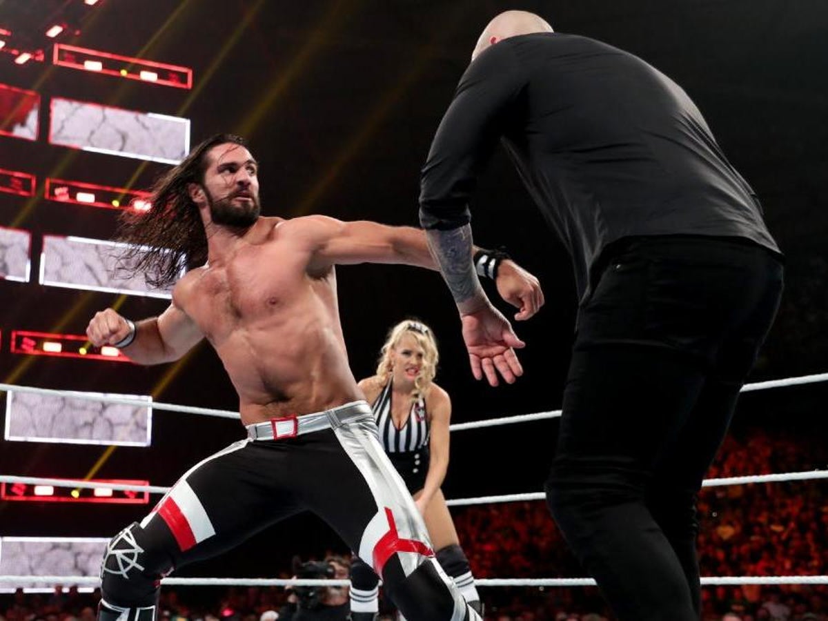 Seth Rollins, Becky Lynch Beat Baron Corbin, Lacey Evans at WWE