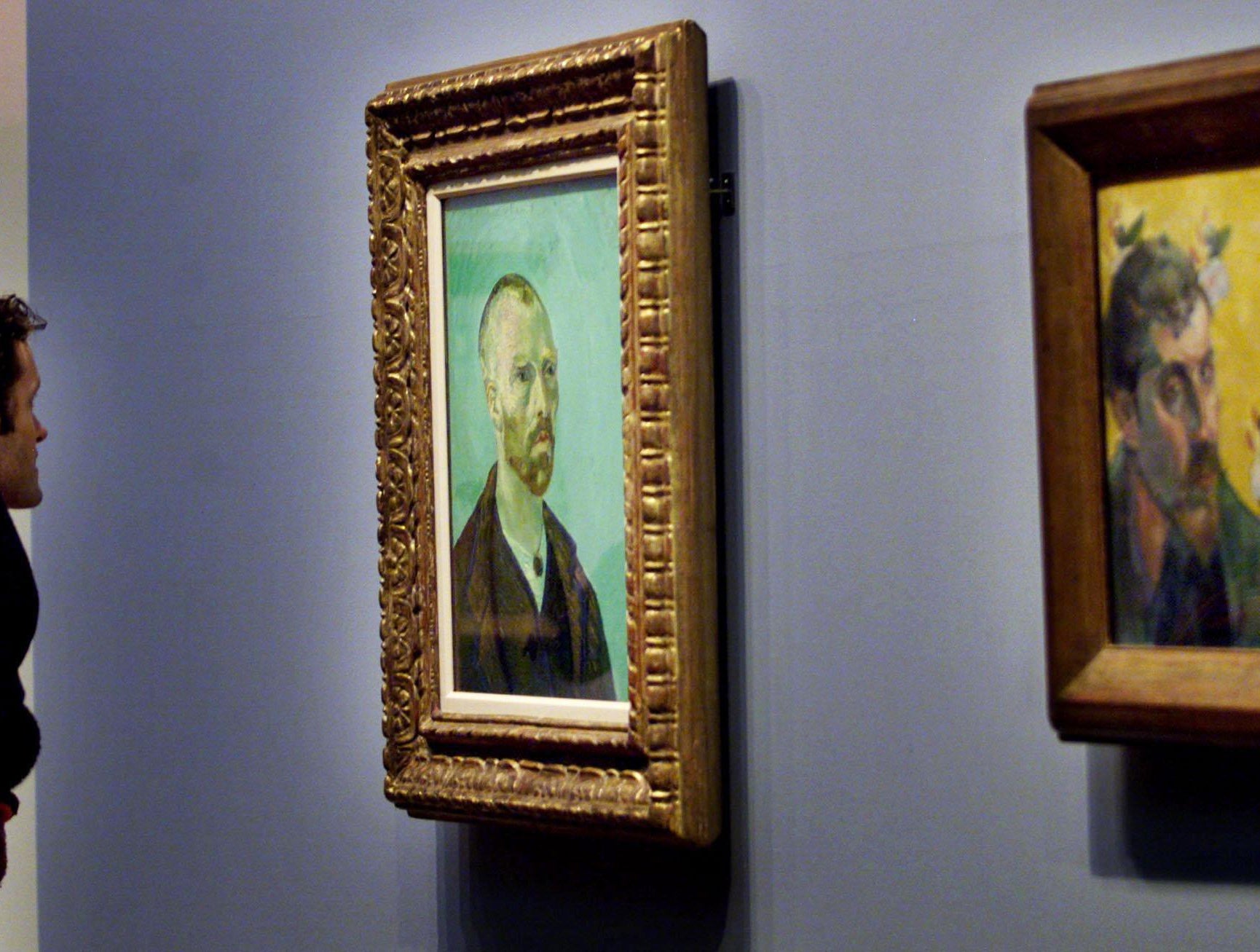 Self portraits of Van Gogh (left) and Paul Gauguin