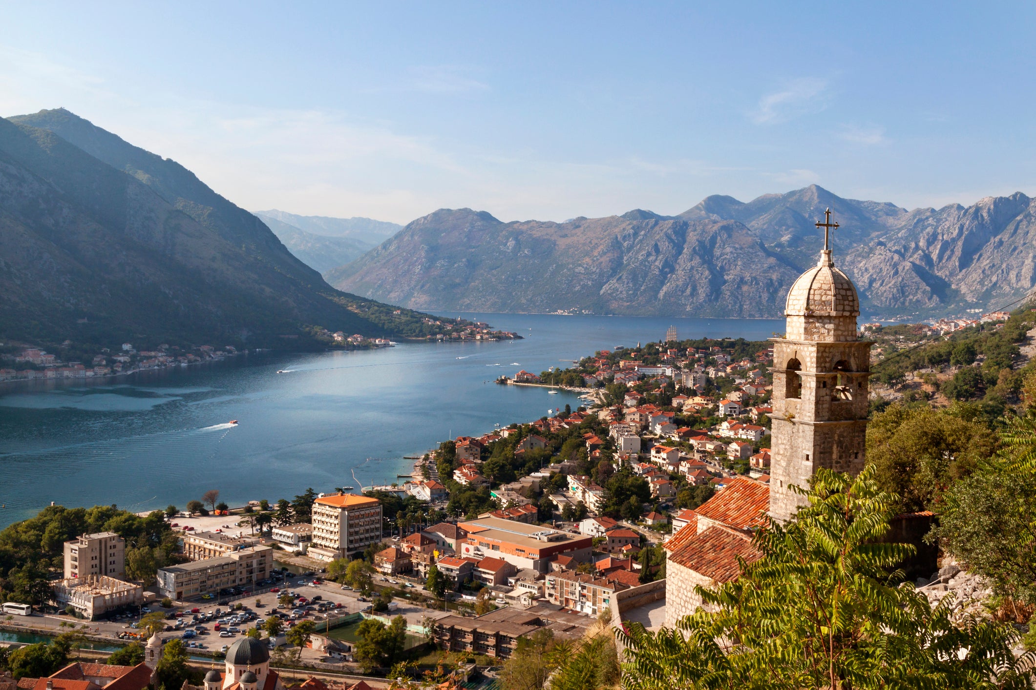 The beautiful Bay of Kotor is one of Montenegro's highlights