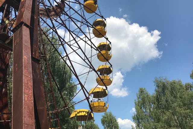 The town's ferris wheel was due to open only a few days after the 1986 disaster