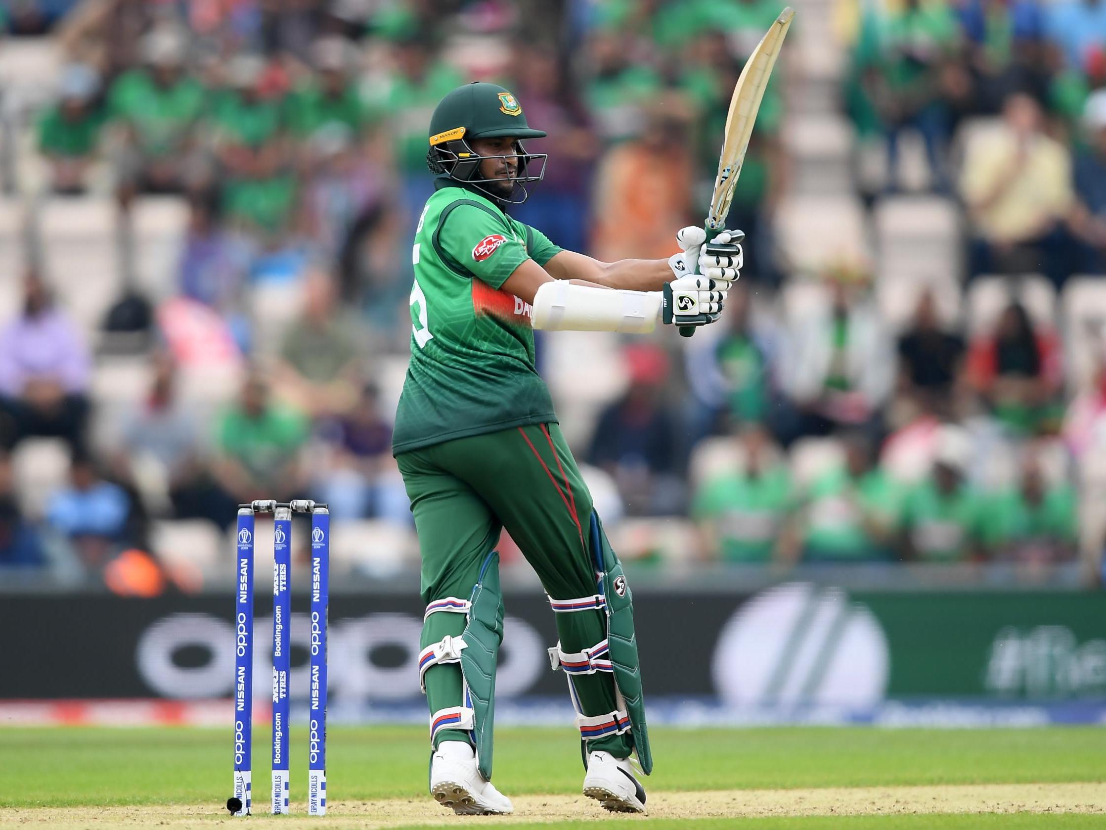 Shakib Al Hasan scored 51 off 69 balls