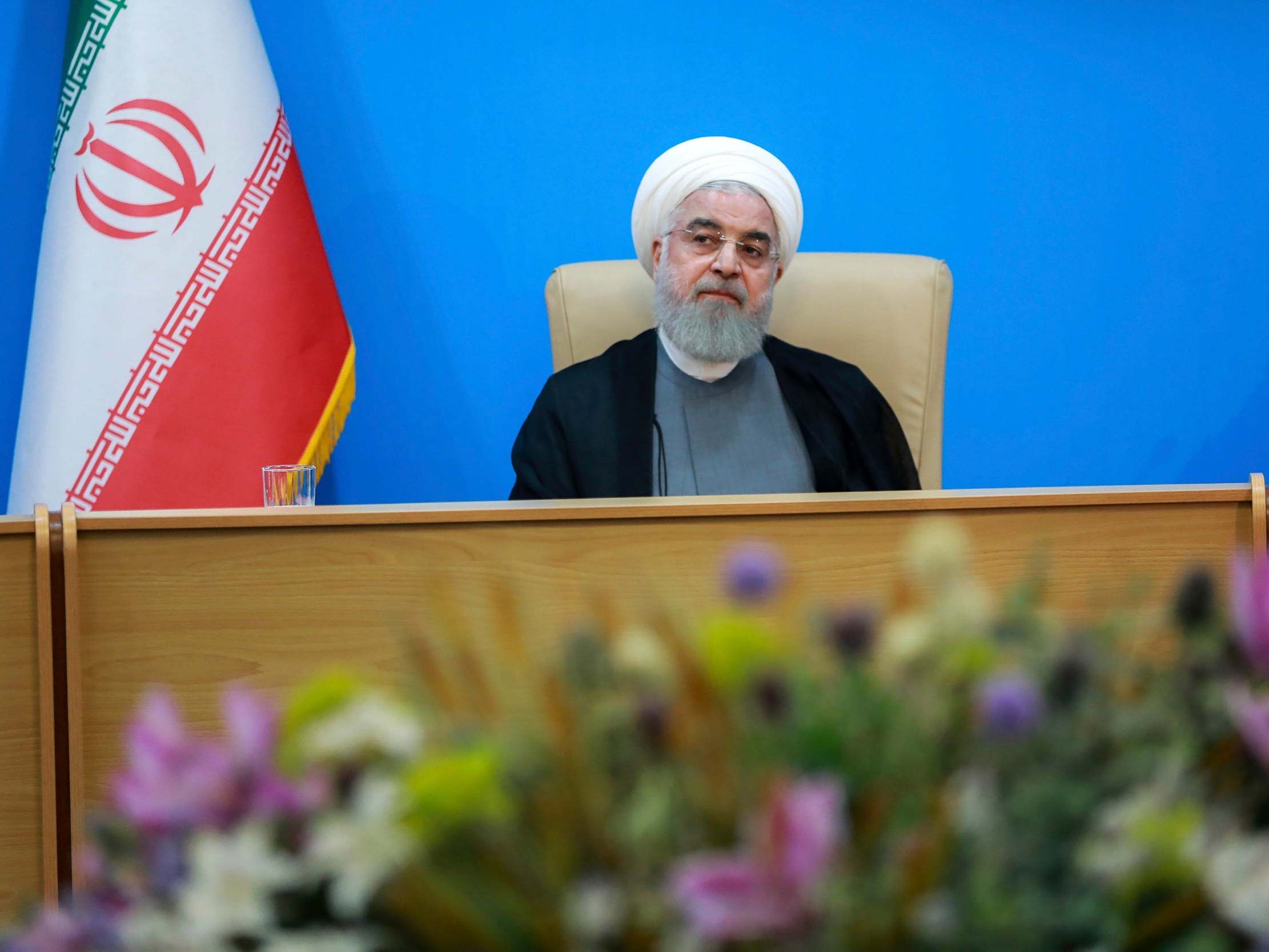 Iranian president Hassan Rouhani said the White House was “mentally retarded”
