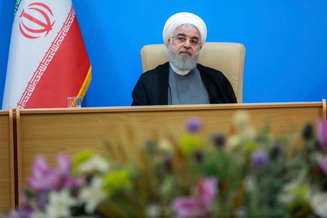 Iranian president Hassan Rouhani said the White House was "mentally retarded"