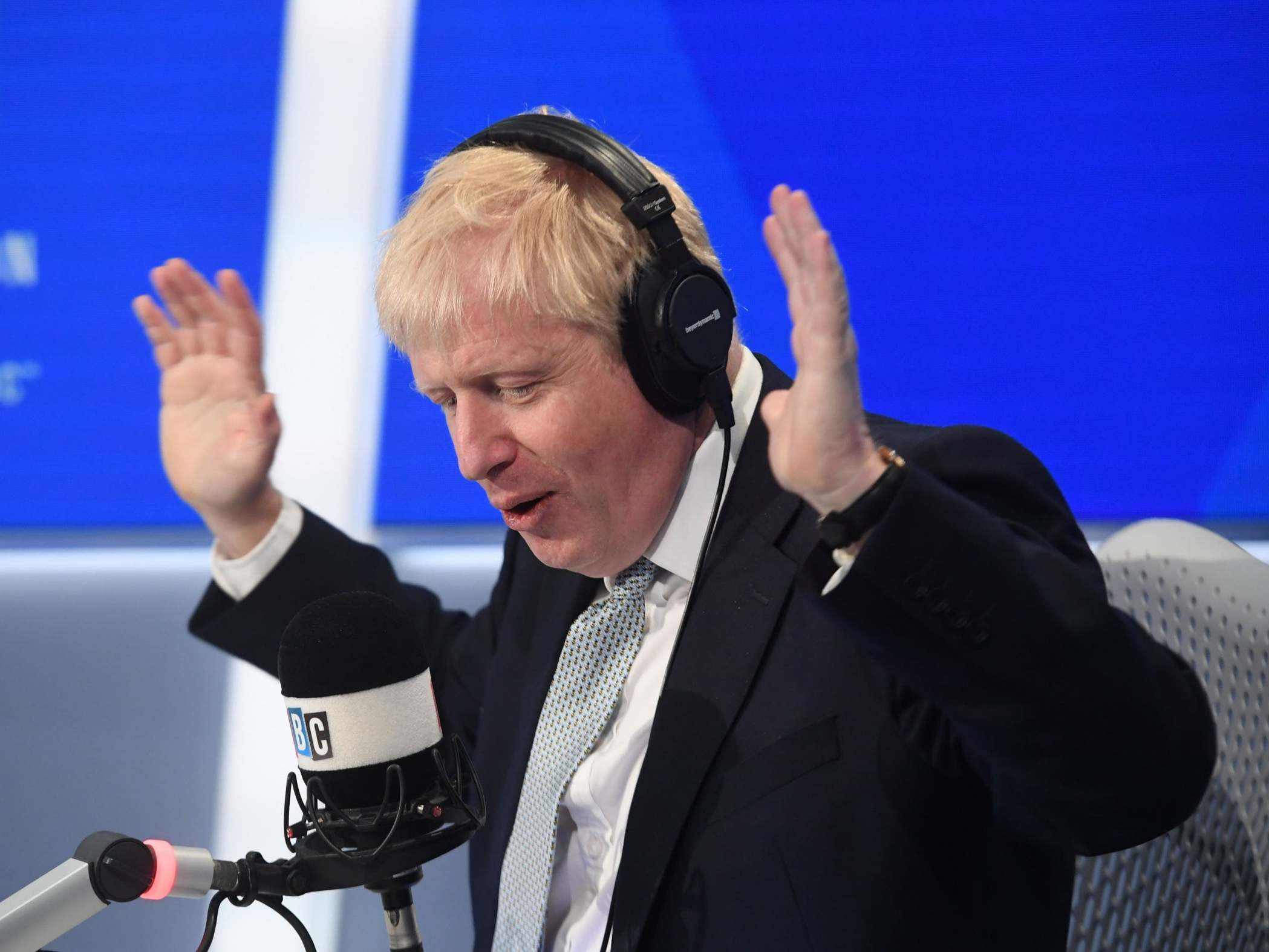 During an interview with LBC, Johnson again refused to explain the events which led to police being called to his partner’s flat