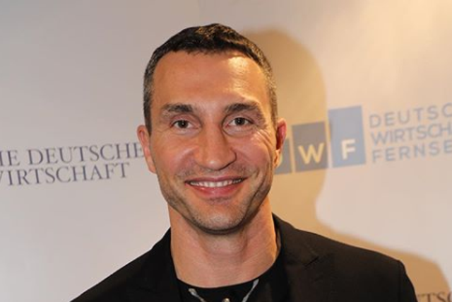 Klitschko was rescued from a burning yacht