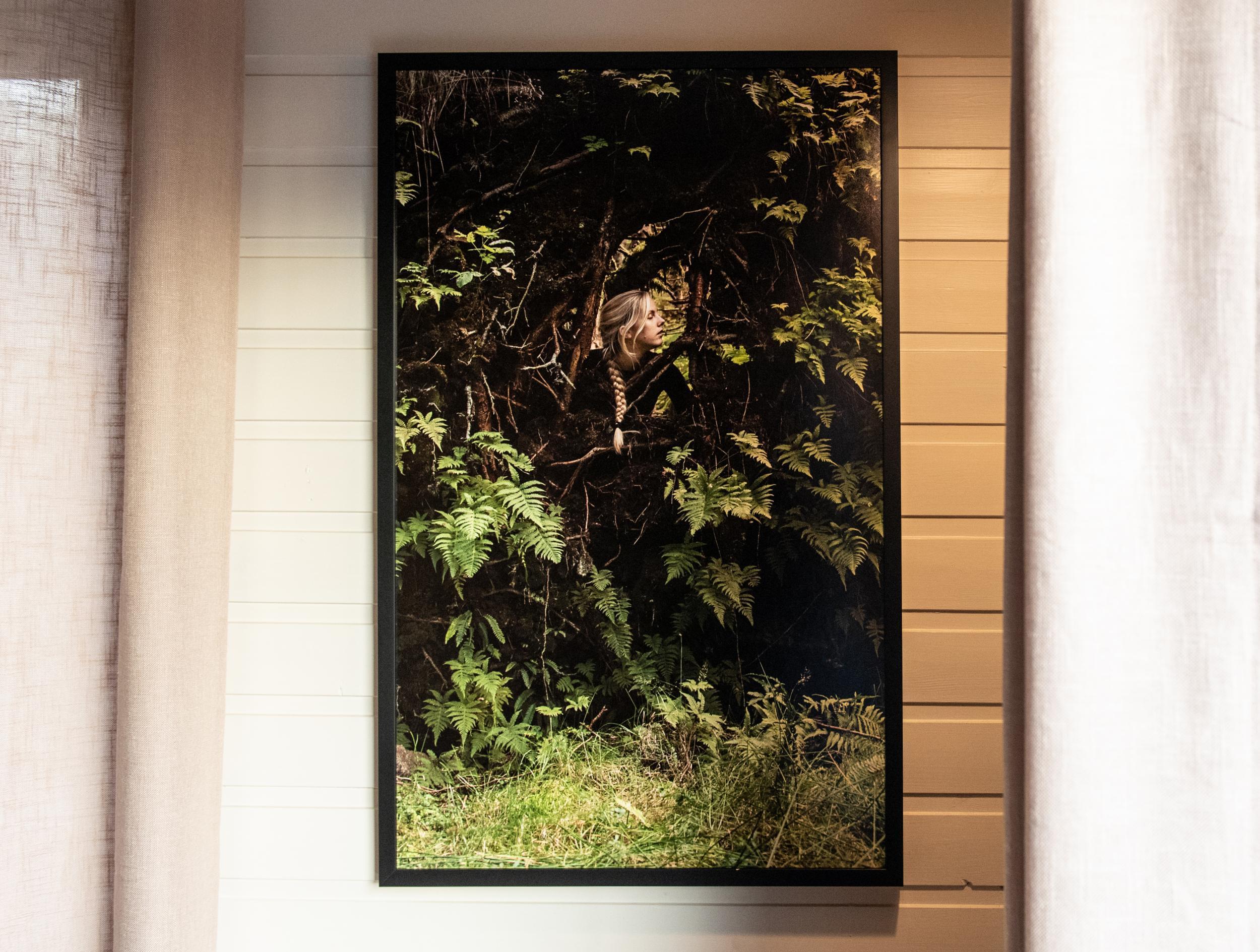 A picture of Maren Ueland hangs in her mother’s home in Bryne, Norway